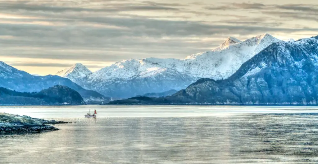 Norway, Coastline, Mountains