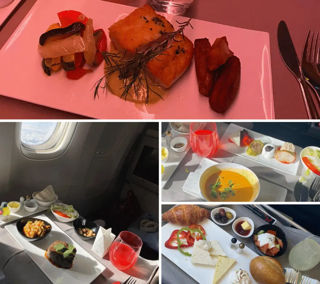 Turkish Airlines Business Class Food