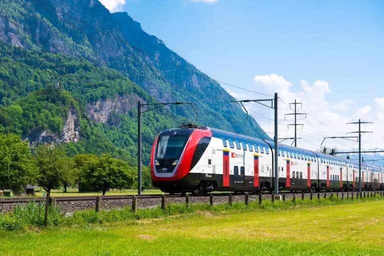 Passenger Train Rail Swiss Federal Railways Locomotive Railroad Train Intercity Bombardier Double Deck Train