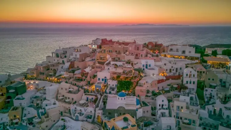 Oia, Greece, Sunset