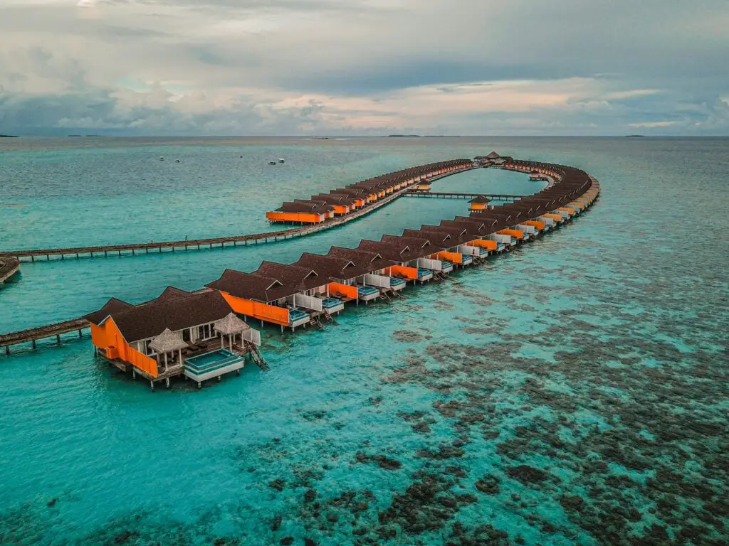 Maldives overwater bungalow