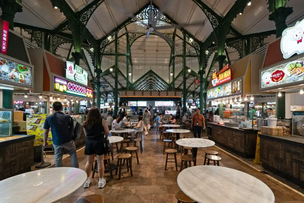 Lau Pa Sat, hawker centre in Singapore