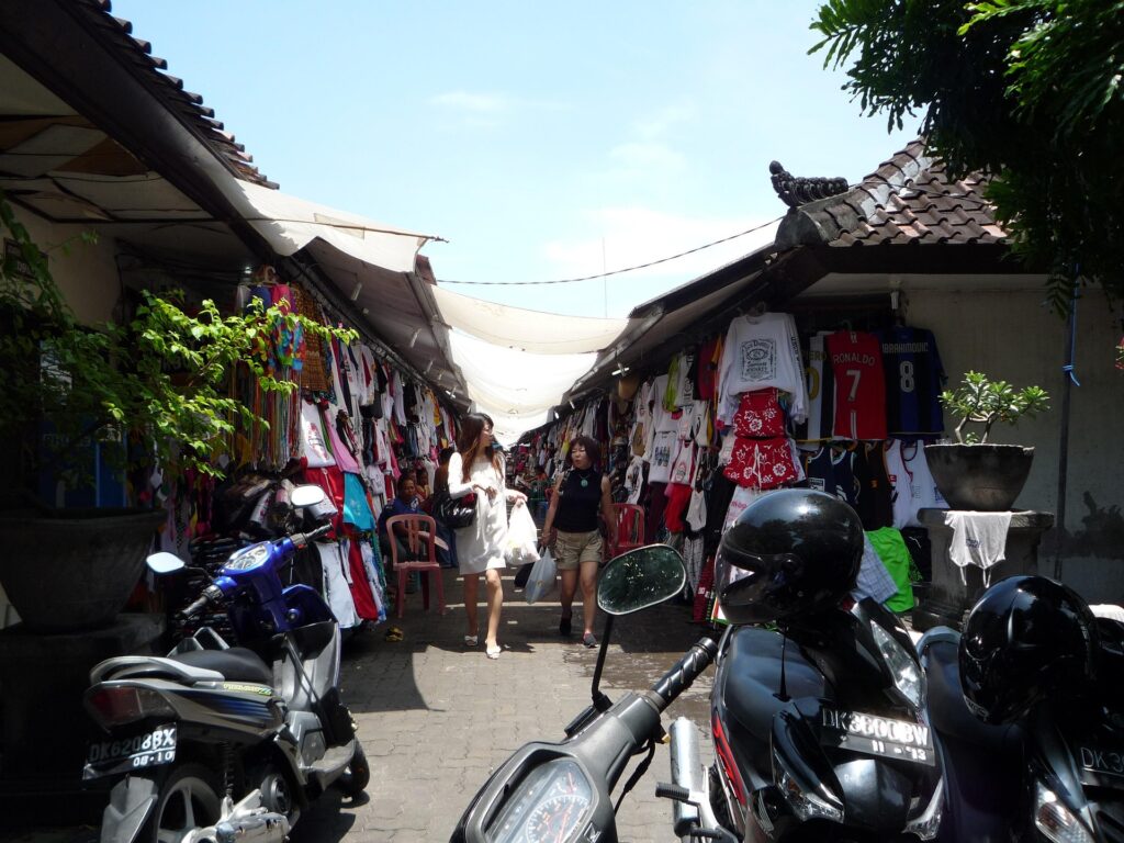 Bali, Indonesia, Local shopping