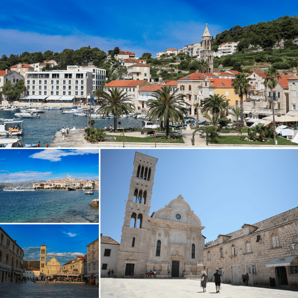 Beautiful views around Hvar Croatia