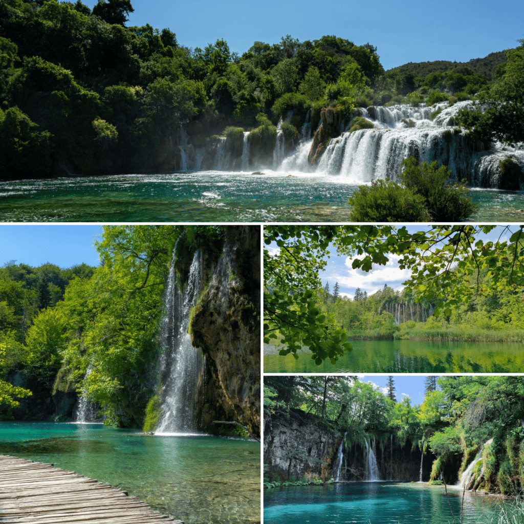 Views around Plitvice Lakes National Park