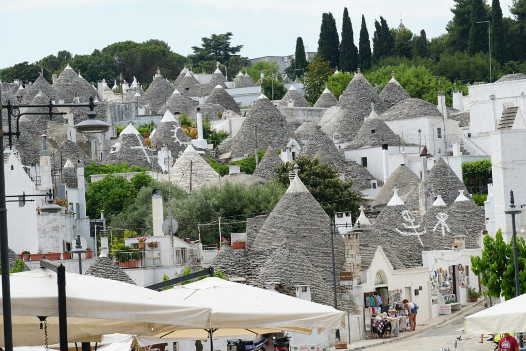 Trulli homes in Puglia Italy