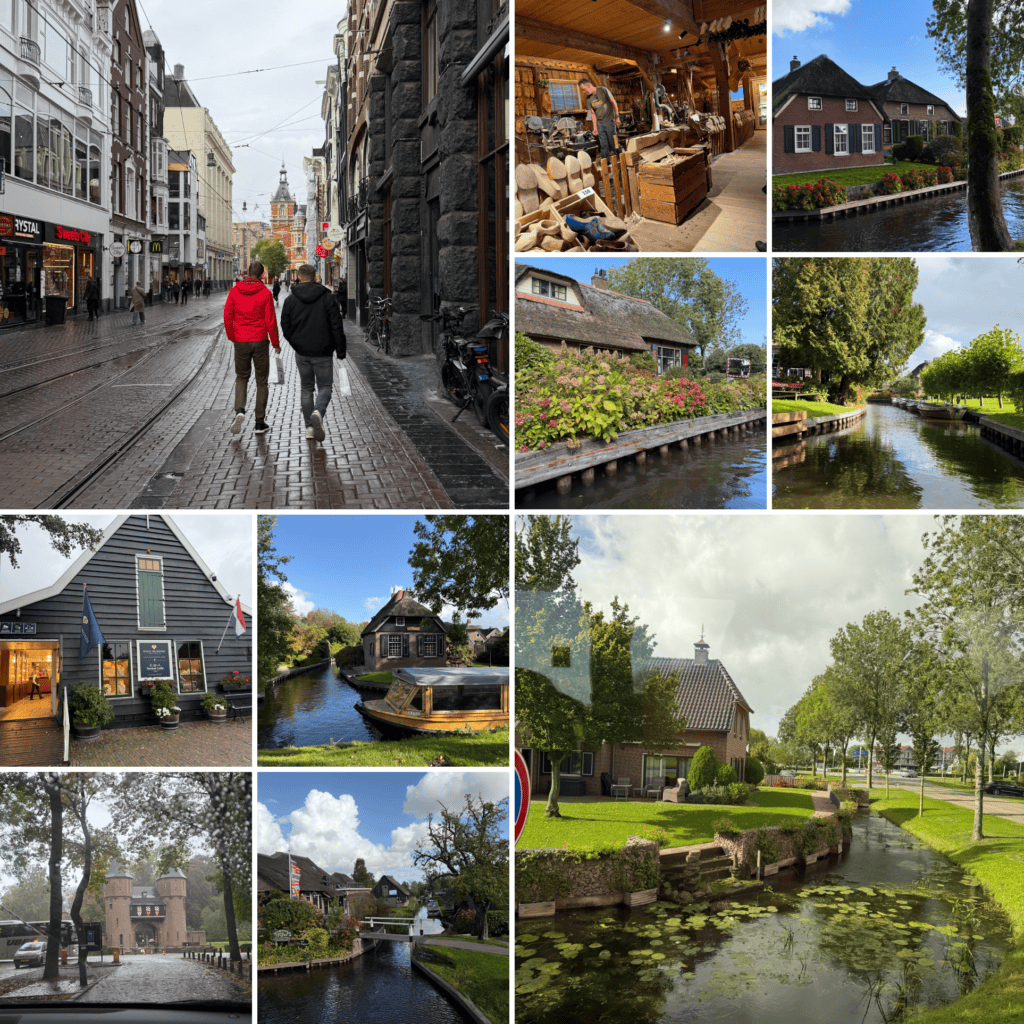 Views around Amsterdam and the surrounding area in Netherlands